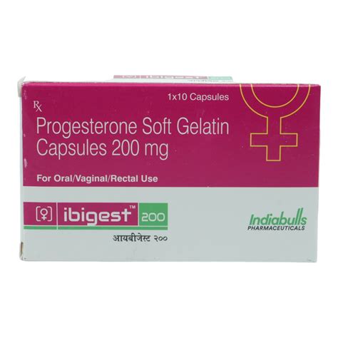 Ibigest 200mg Softgel Capsule Oralvaginalrectal10s Price Uses