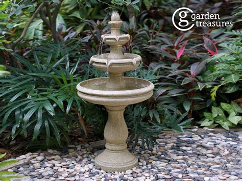 Copper is one of the most versatile materials. Garden Treasures 45.7-in H Resin Tiered Outdoor Fountain ...