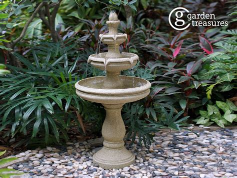 Great savings & free delivery / collection on many items. Garden Treasures 45.7-in H Resin Tiered Outdoor Fountain ...