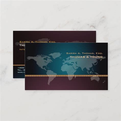 Pixdezines Going Global World Map Business Card Zazzle
