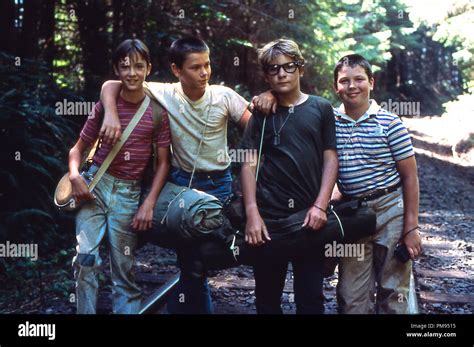 Studio Publicity Still From Stand By Me Wil Wheaton River Phoenix