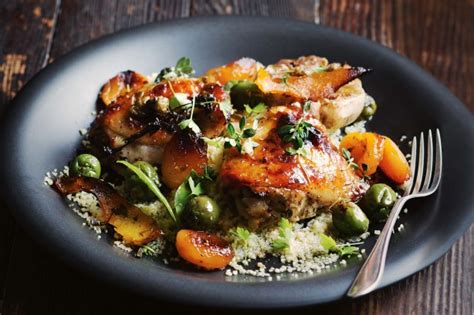 1remove the skin from 10 chicken thighs with the bone still in. Apricot Chicken Recipe - Taste.com.au