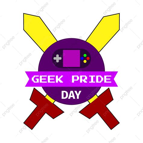 Geek Pride Vector Hd Png Images Geek Pride With Sword Vector