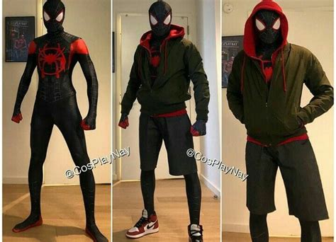 Miles Morales Concept Miles Morales Spiderman Costume Spiderman