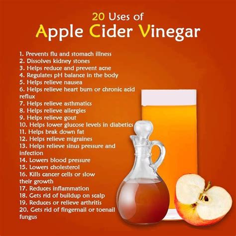 Apple Cider Vinegar Health And Nutrition Foods For Clear Skin Remedies