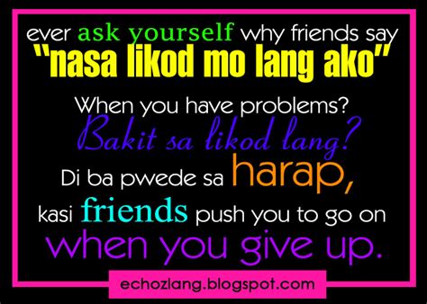 Quotes About Friendship Tagalog. QuotesGram
