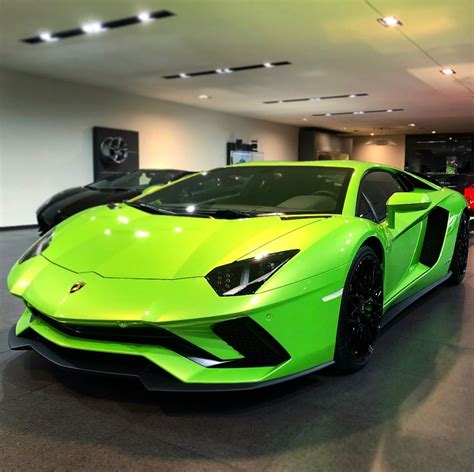 Lamborghini Aventador S Painted In Verde Ithaca Photo Taken By