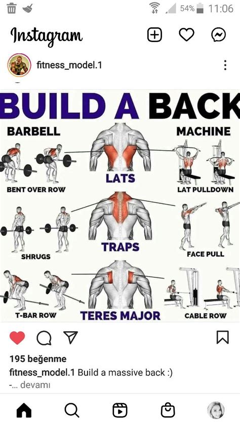 Back Workout Program Back Workout Men Back Workout Routine Chest And