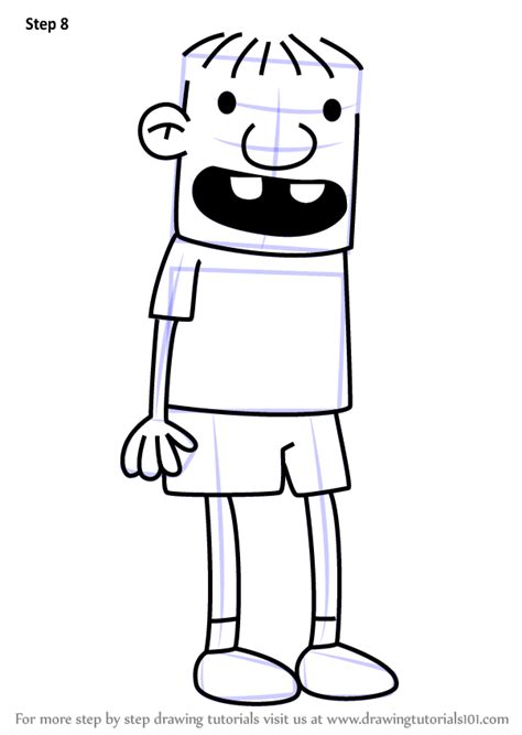 Myart@artforkidshub.com mail us your art: Learn How to Draw Rowley Jefferson from Diary of a Wimpy ...