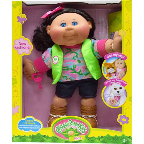Cabbage Patch Kids Adventure Doll Brown Hairblue Eye Girl Walmart