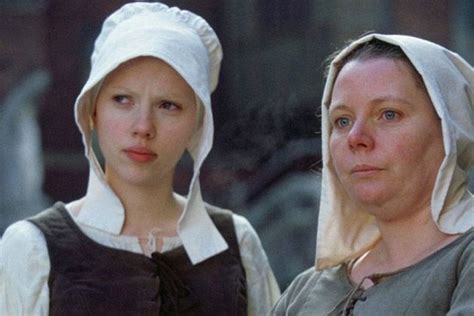 Girl With A Pearl Earring Scarlett Johansson As Griet And Joanna Scanlan As Tanneke Scarlett