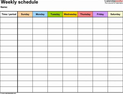 day planner template beautiful weekly schedule template  word