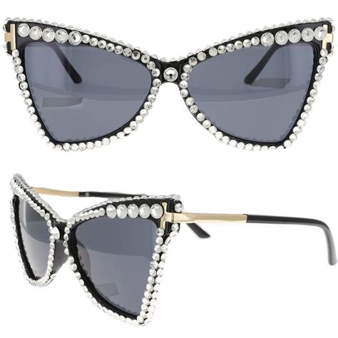 alluring rhinestone cat eye sunglasses mez11269 novelty sunglasses mezon handbags