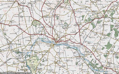 Historic Ordnance Survey Map Of Fakenham 1921