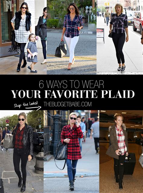 Ways To Wear Your Favorite Plaid Right Now The Budget Babe