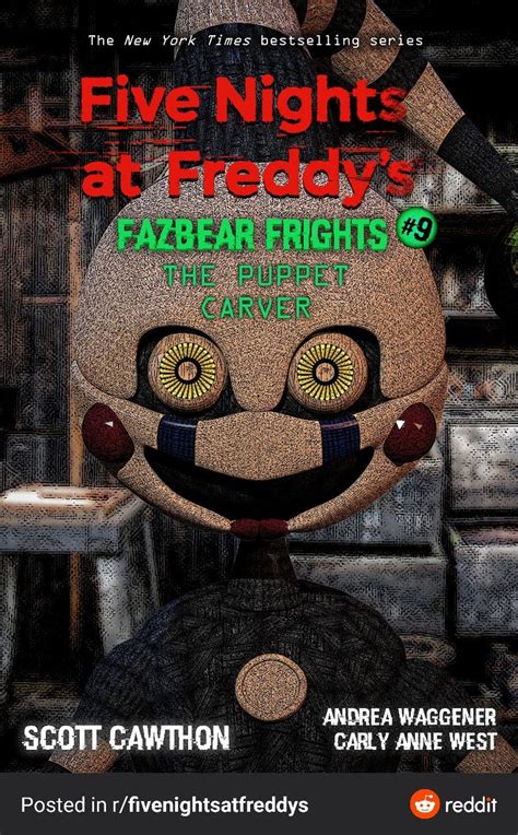 Fan Made Prediction Cover For Fazbear Frights 9 The Puppet Carver