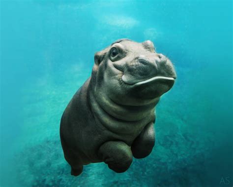 Baby Hippo Rmademesmile