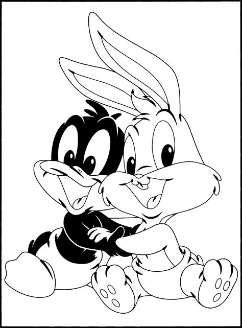 Baby Daffy Duck Coloring Pages Coloring Pages