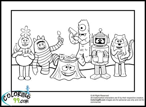 Yo Gabba Gabba Dj Lance Coloring Pages