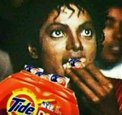 Michael Jackson Eating Tide Pods Like Popcorn Tide Pod Challenge