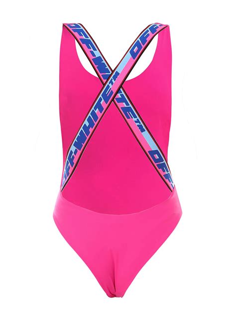 One Piece Off White One Piece Swimsuit Owfa008r21jer0013201