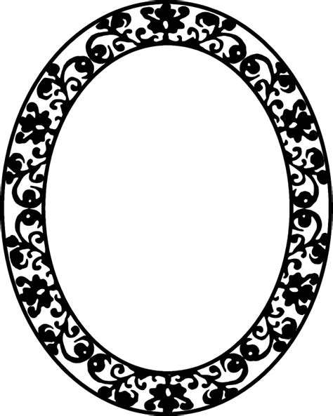 Oval clipart photo frame, Oval photo frame Transparent FREE for