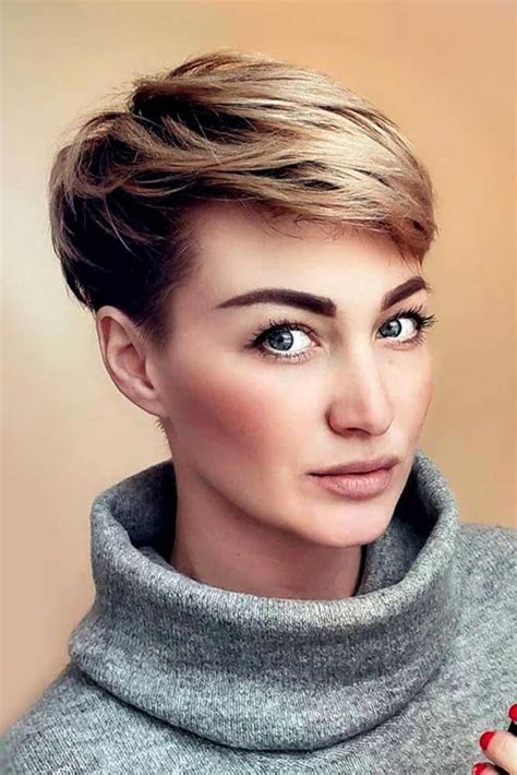 Curly Hair Styles Short Hairstyles For Thick Hair Short Pixie Haircuts Short Hair Cuts For