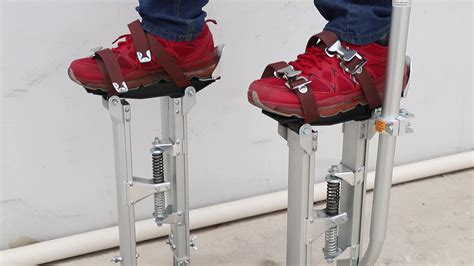 Construction Stilts 18 30 Aluminum Drywall Stilts Buy Aluminum