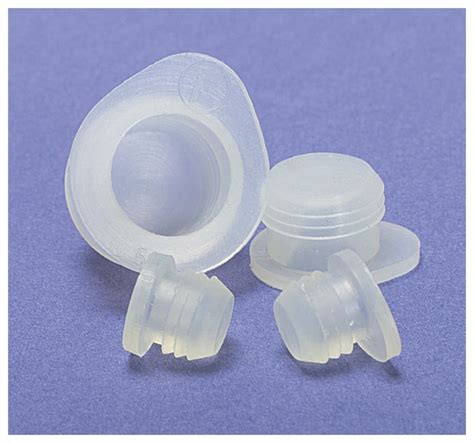 Fisherbrand™ Silicone Recessed Septum Stoppers Size no.: 3; For I.D