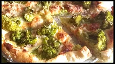 Pronta In Pochi Minuti Senza Bisogno Di Preparare Limpasto La Torta Rustica Con Broccoli E