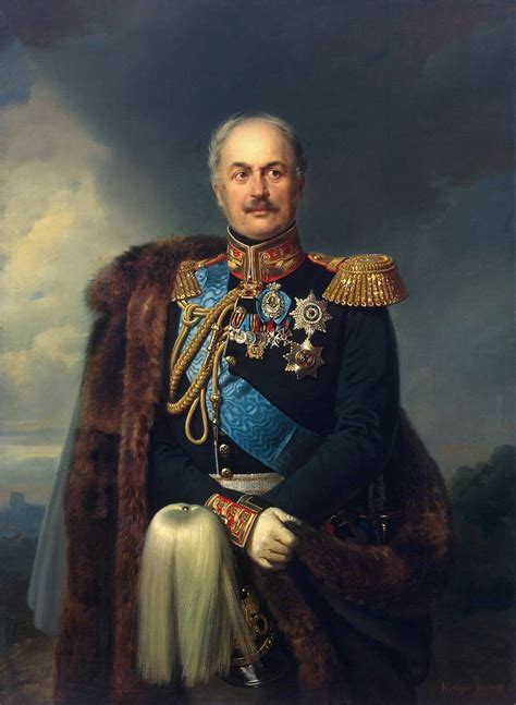 Kruger Franz Portrait Of Pavel Kiselyov Royal Portraits Painting