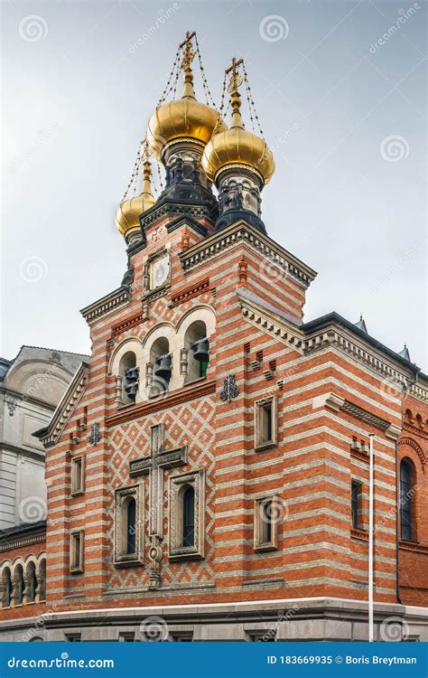 Alexander Nevsky Church Copenhagen Denmark Stock Image Image Of