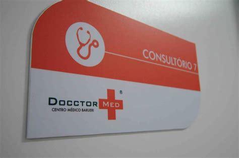 Placa Consultorio Centro Médico Acessível A Todos