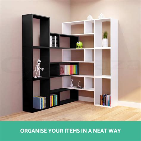 Display L Shape Cube Shelf DIY Sidetable Cabinet Storage Corner