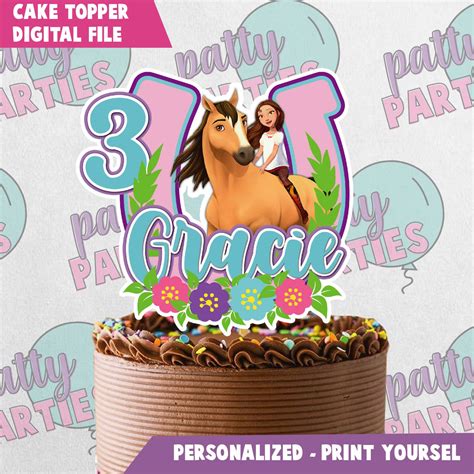 SPIRIT RIDING FREE CAKE TOPPER
