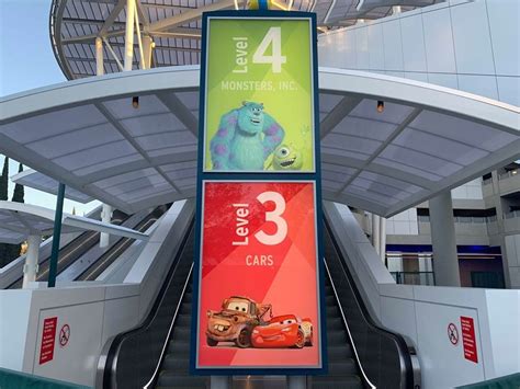 The Pixar Pals Parking Structure Is Open At Disneyland Resort