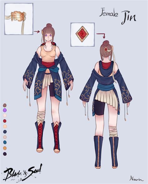 Costume Design Female Jin Bns By Niarin Chu On Deviantart