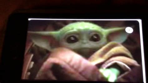 Baby Yoda So Cute Me Singing Baby Yoda Youtube