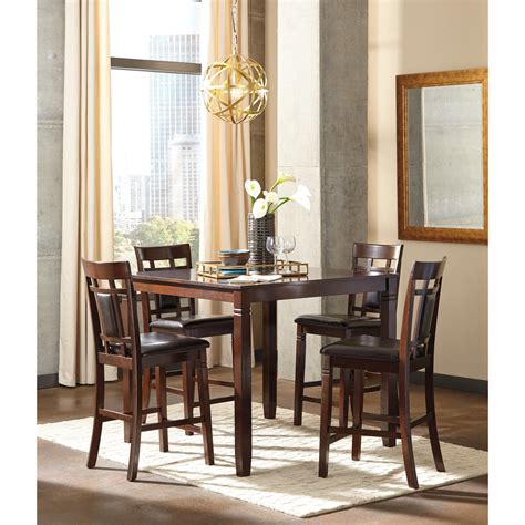Signature Design By Ashley Bennox Piece Counter Height Dining Table Set Walmart Com