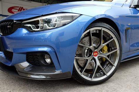 Bmw 4 Series 430i M Sport F3x Blue Bbs Ri S Wheel Front