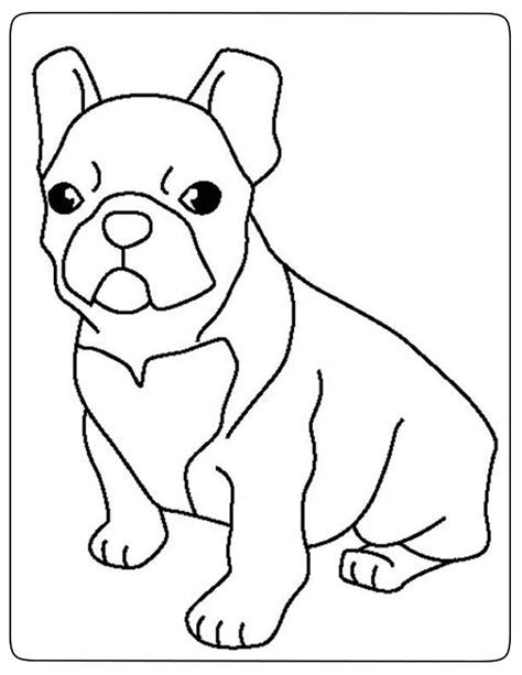 13 Pascher Coloriage Bouledogue Français Stock | Dog coloring page