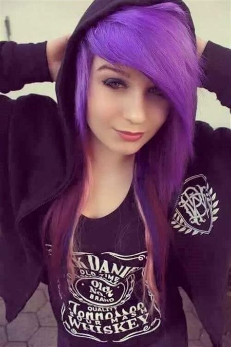 image about weheartit in emo🖤 by cass on we heart it emo scene hair scene hair pink hair