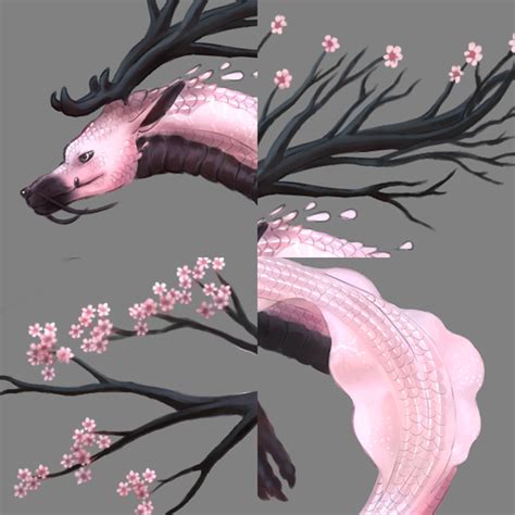 Closeups Sakura Dragon By Dai Rannosaurus On Deviantart