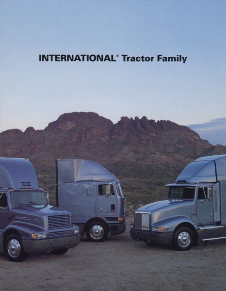 International Semi Trucks Advertising Brochure Book Or Pamphlet