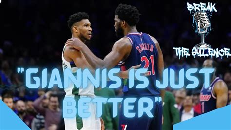 Bucks 76ers Reaction Giannis Antetokounmpo Vs Joel Embiid Mvp Jrue