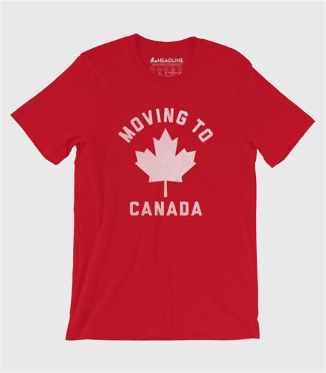 Moving To Canada Funny Men S T Shirt Headline Shirts