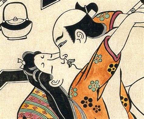 hishikawa moronobu japanese ukiyo e shunga print a etsy