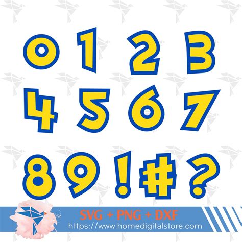 Pokemon Numbers Svg Png Dxf