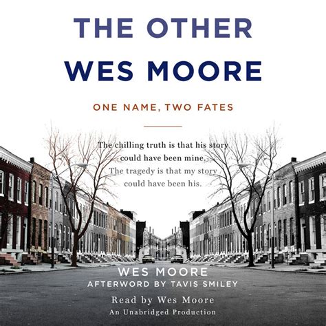 The Other Wes Moore By Wes Moore Penguin Random House Audio