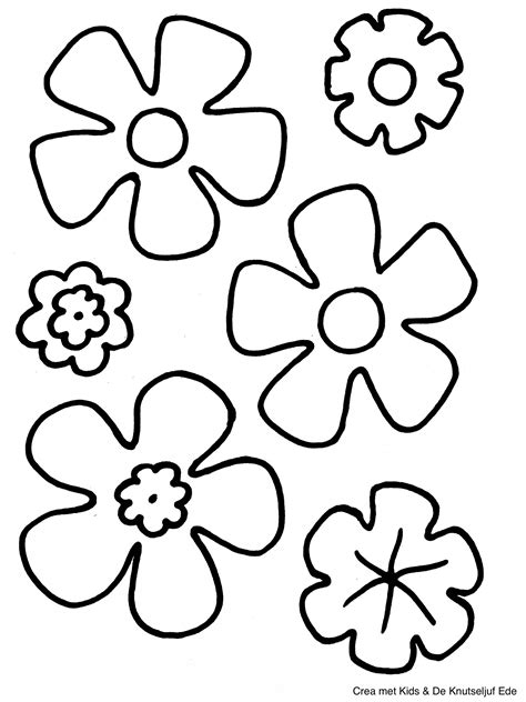 Kleurplaten bloemen kleurplaten kleurplaat bloemen